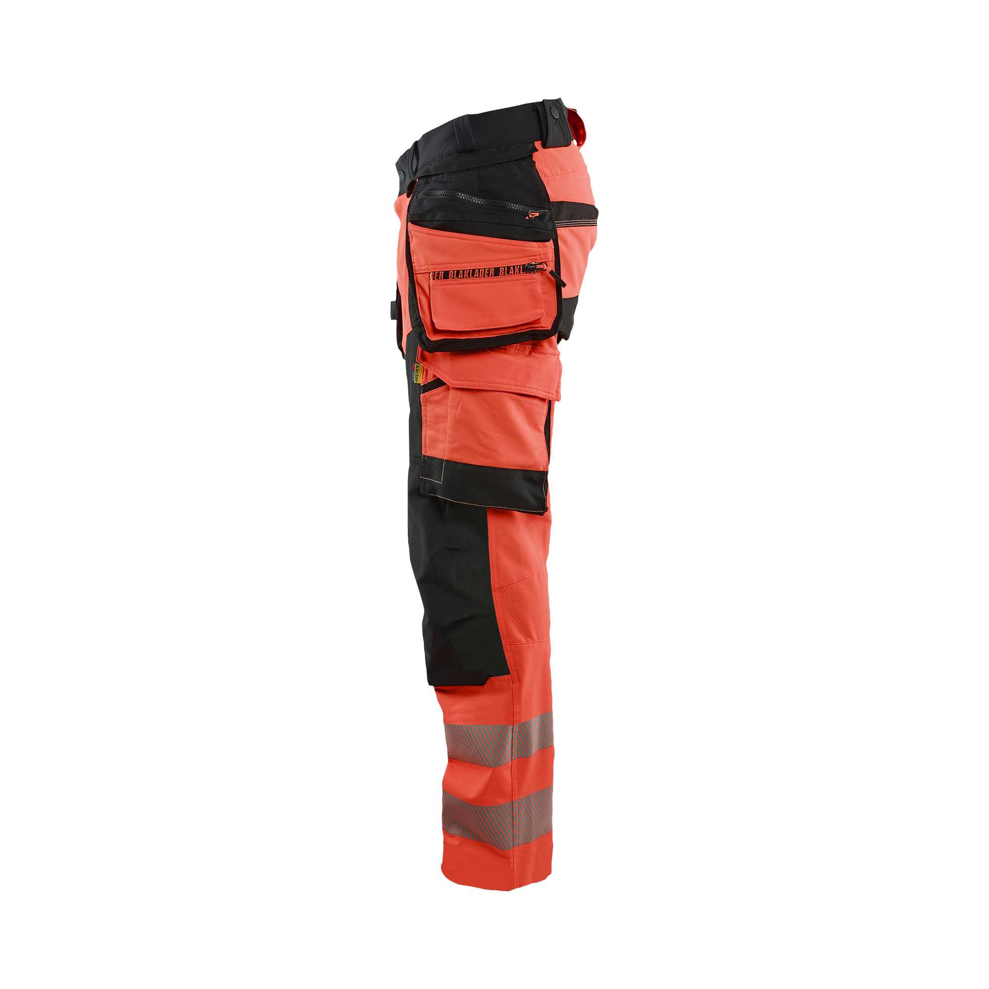 BLAKLADER 11221648 Hi Vis Reflective Work Trousers Men - 100% Polyester